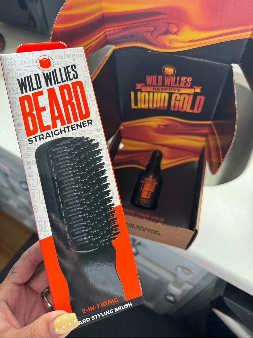 Beard Straightener Brush - Black